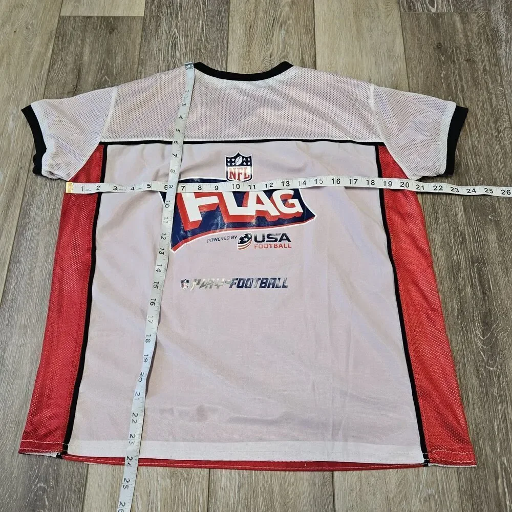 Tampa Bay Buccaneers NFL Reversible Flag Football Jersey Youth Large Athleisure